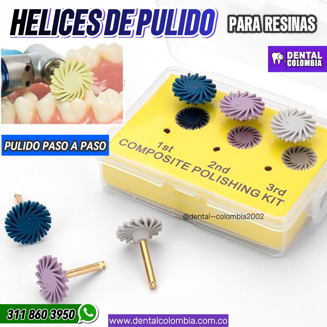 HELICES DE PULIDO PARA COMPOSITES