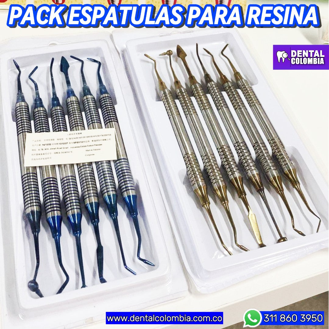 PACK ESPATULAS RESTAURATIVAS