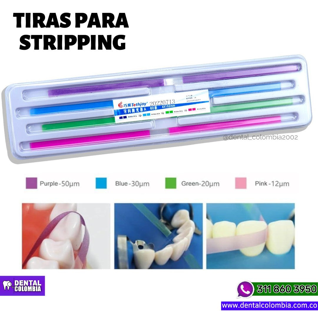 TIRAS DE PULIDO Y DESGASTE INTERPROXIMAL