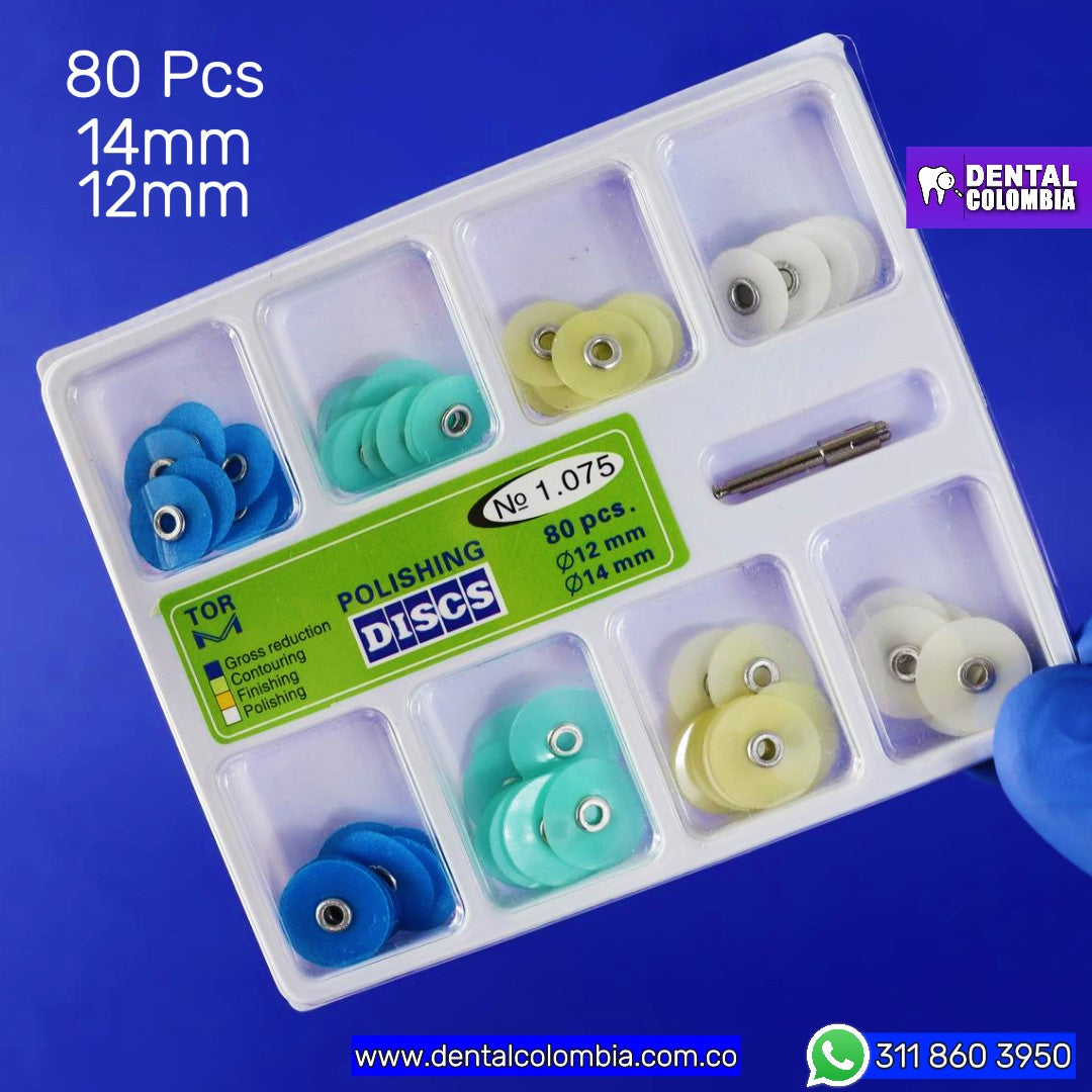 PACK DISCOS PULIDO 1075 (80pcs)