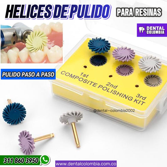 HELICES DE PULIDO PARA COMPOSITES