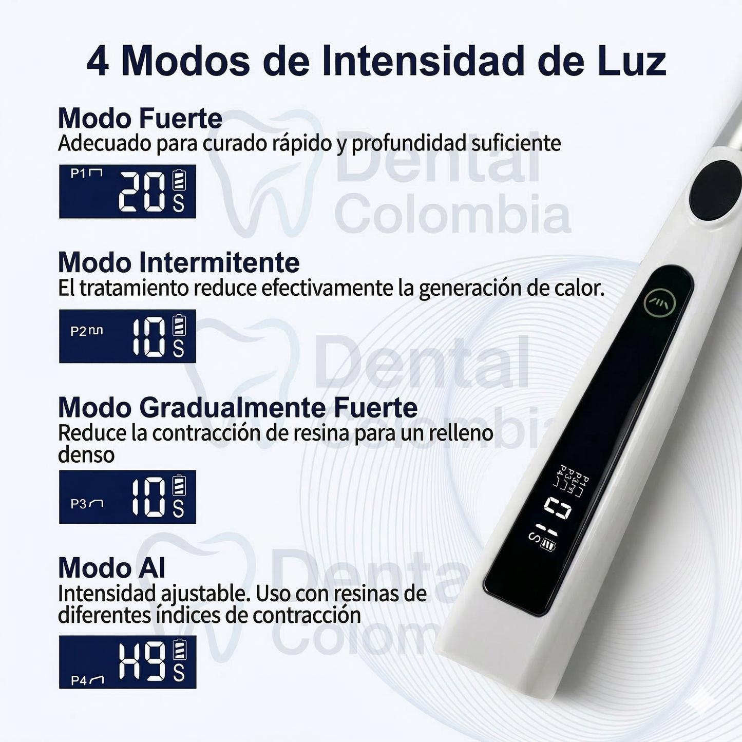 LAMPARA DE FOTOCURADO AI