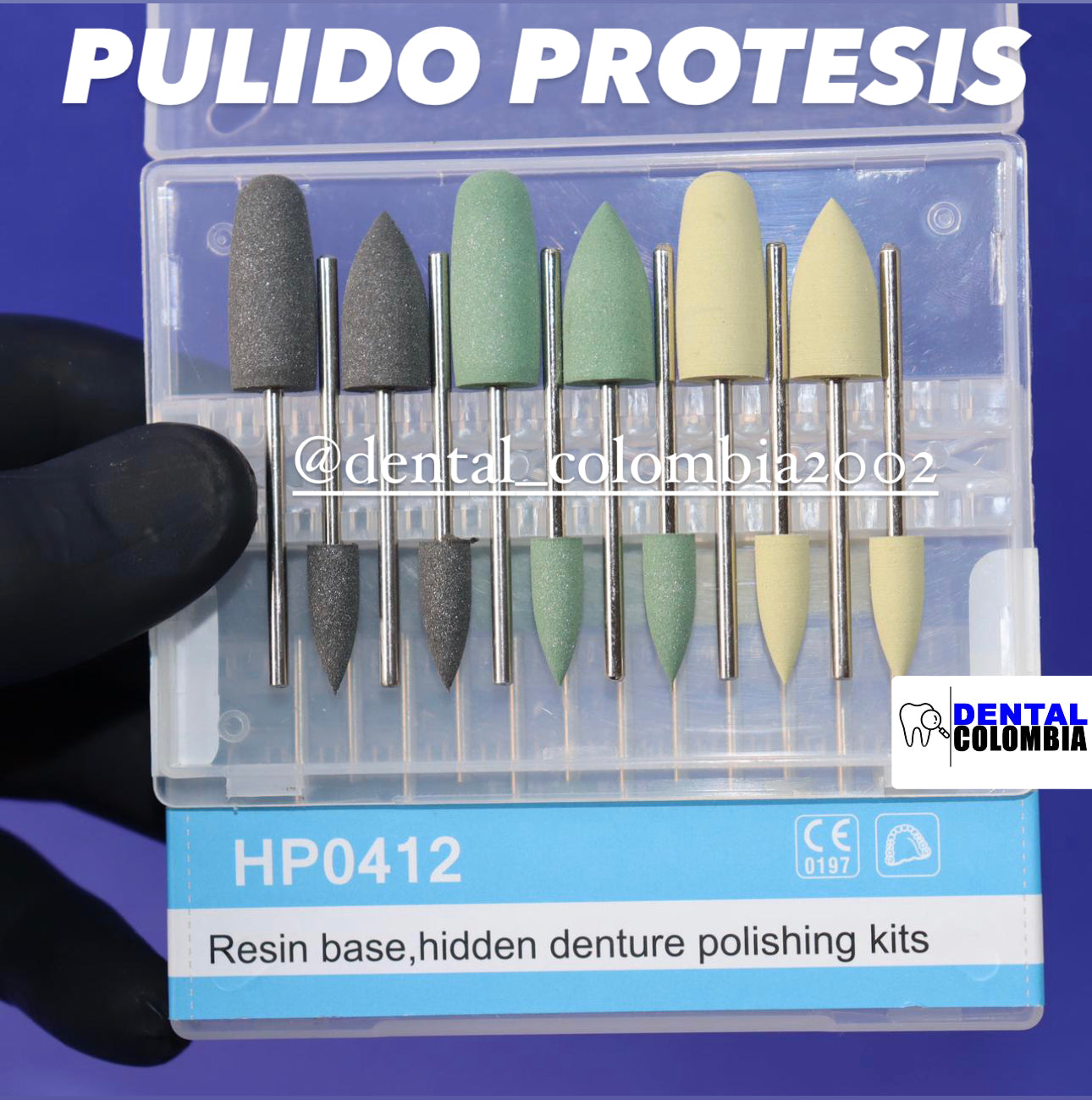 PACK PULIDO PARA PROTESIS 0412