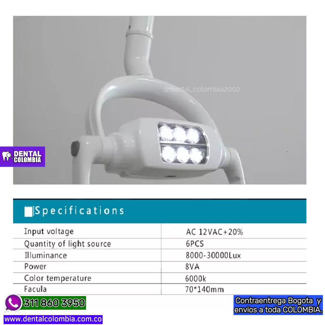 LAMPARA LED 6 FOCOS T06