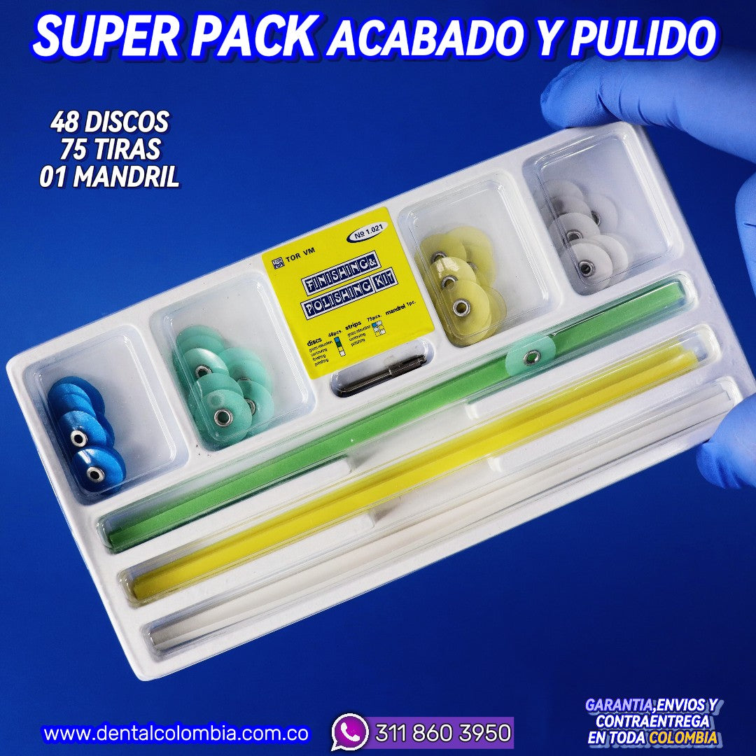 PACK DISCOS Y TIRAS - ACABADO Y PULIDO