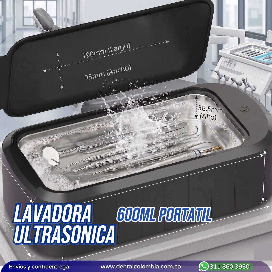 LAVADORA ULTRASONICA PORTATIL -600ml